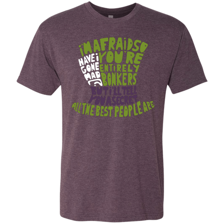 T-Shirts Vintage Purple / Small MAD HATTER2 Men's Triblend T-Shirt