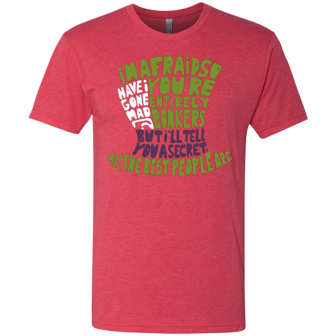 T-Shirts Vintage Red / Small MAD HATTER2 Men's Triblend T-Shirt