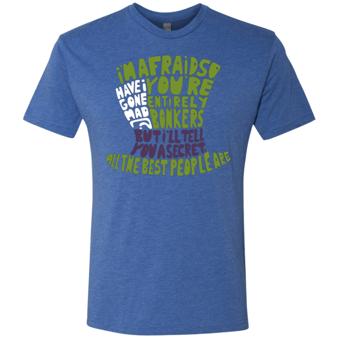 T-Shirts Vintage Royal / Small MAD HATTER2 Men's Triblend T-Shirt