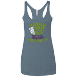 T-Shirts Indigo / X-Small MAD HATTER2 Women's Triblend Racerback Tank