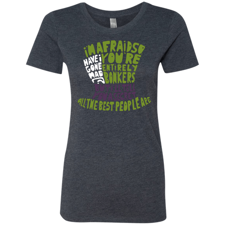 T-Shirts Vintage Navy / Small MAD HATTER2 Women's Triblend T-Shirt