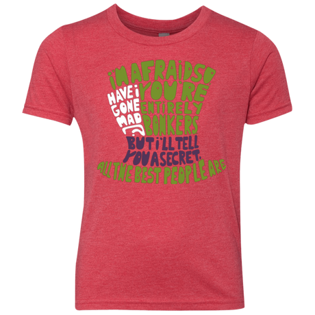 T-Shirts Vintage Red / YXS MAD HATTER2 Youth Triblend T-Shirt