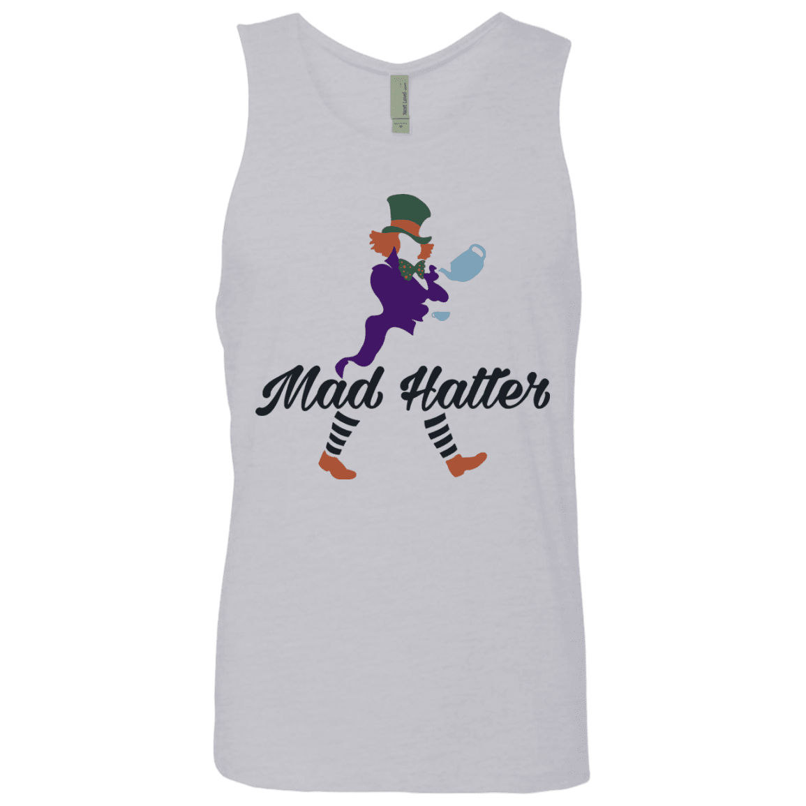 T-Shirts Heather Grey / Small Mad Hattter Men's Premium Tank Top