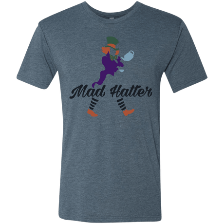 T-Shirts Indigo / Small Mad Hattter Men's Triblend T-Shirt