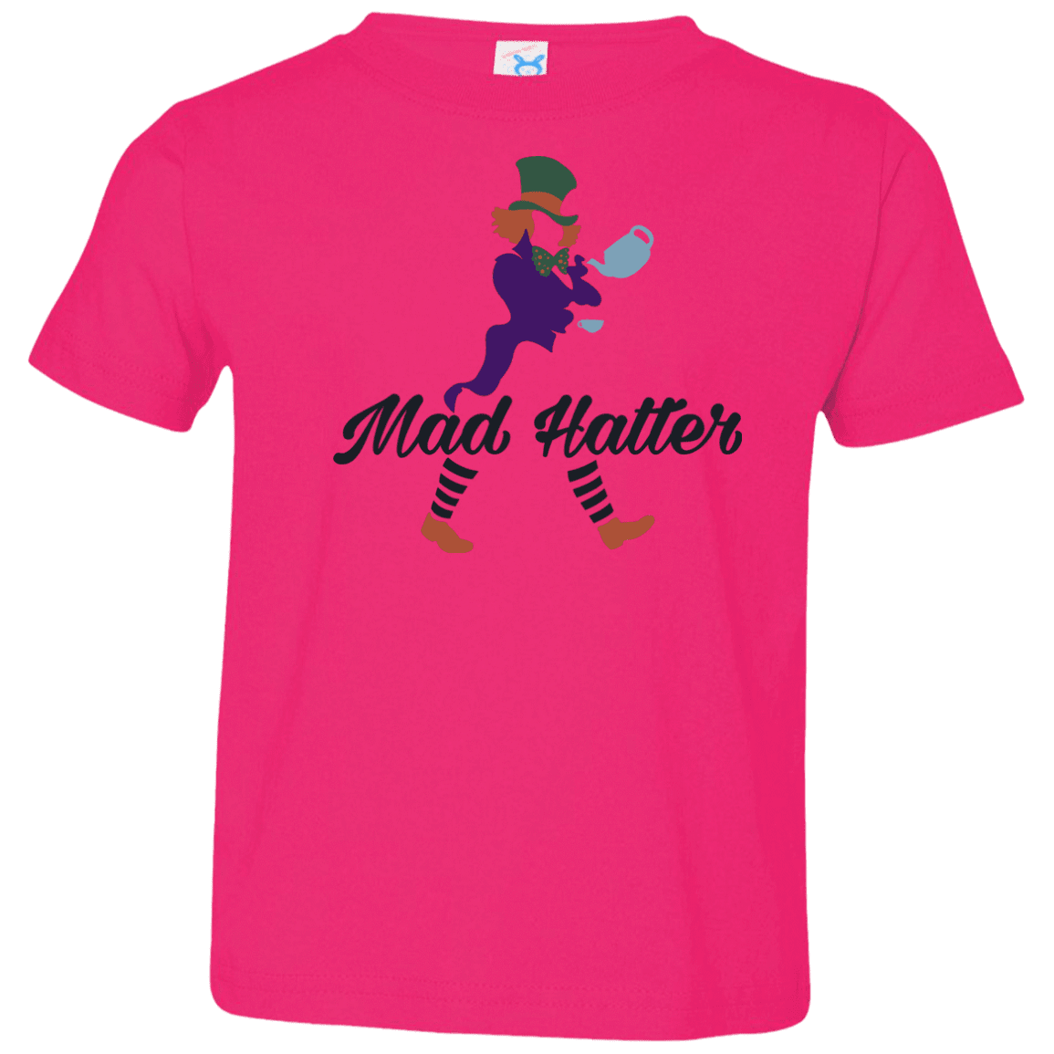 T-Shirts Hot Pink / 2T Mad Hattter Toddler Premium T-Shirt