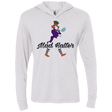 T-Shirts Heather White / X-Small Mad Hattter Triblend Long Sleeve Hoodie Tee
