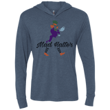 T-Shirts Indigo / X-Small Mad Hattter Triblend Long Sleeve Hoodie Tee
