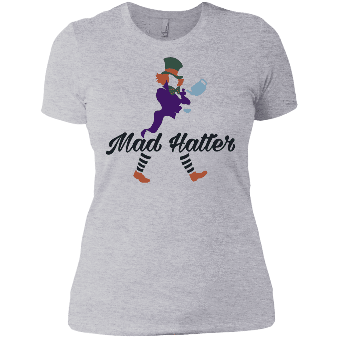 T-Shirts Heather Grey / X-Small Mad Hattter Women's Premium T-Shirt