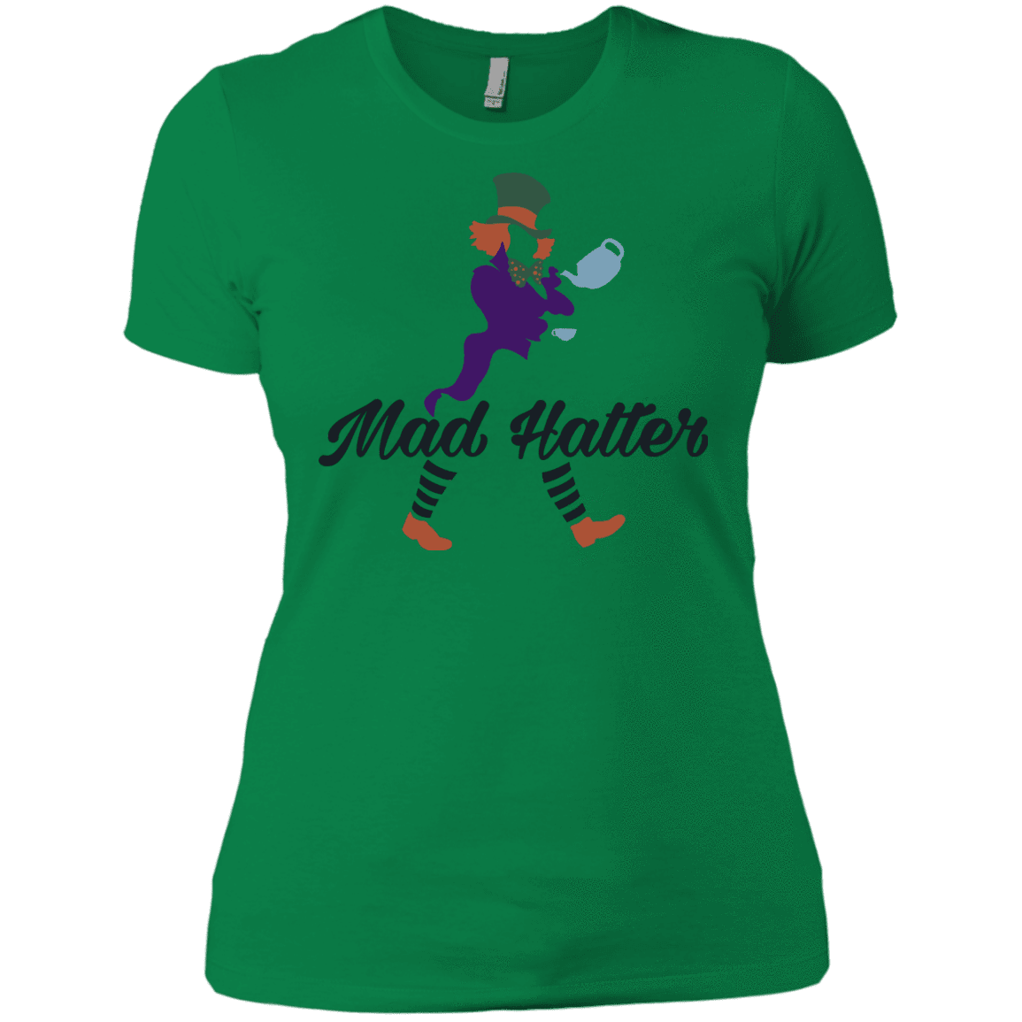 T-Shirts Kelly Green / X-Small Mad Hattter Women's Premium T-Shirt