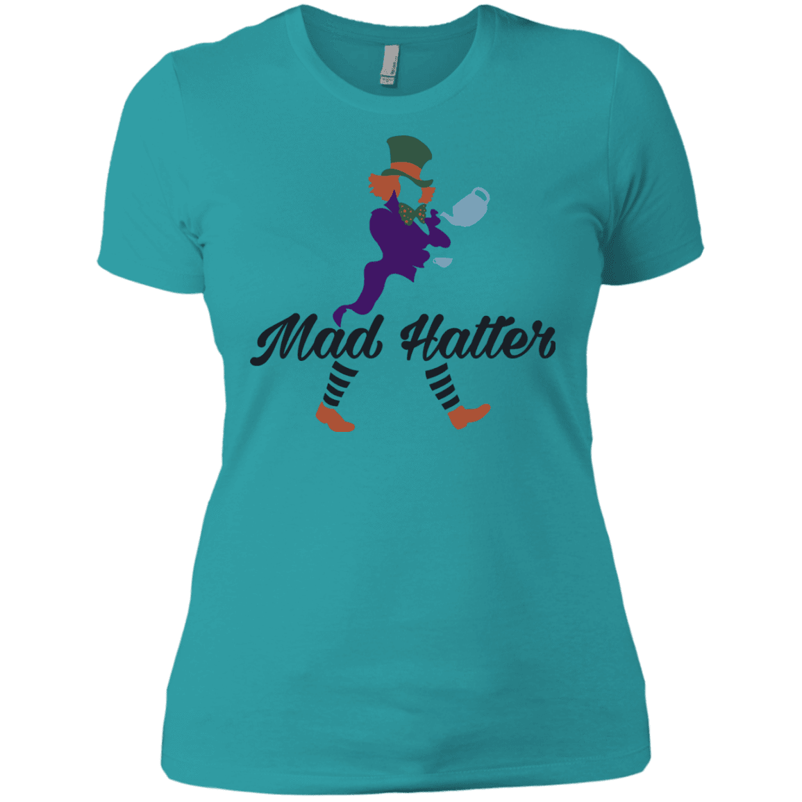 T-Shirts Tahiti Blue / X-Small Mad Hattter Women's Premium T-Shirt