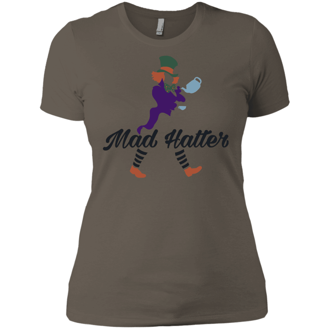 T-Shirts Warm Grey / X-Small Mad Hattter Women's Premium T-Shirt