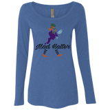 T-Shirts Vintage Royal / Small Mad Hattter Women's Triblend Long Sleeve Shirt