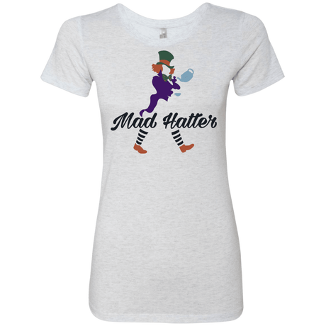 T-Shirts Heather White / Small Mad Hattter Women's Triblend T-Shirt
