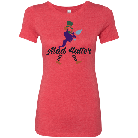 T-Shirts Vintage Red / Small Mad Hattter Women's Triblend T-Shirt