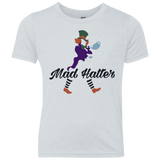 T-Shirts Heather White / YXS Mad Hattter Youth Triblend T-Shirt
