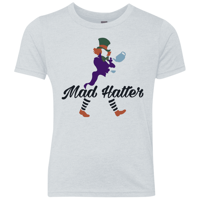 T-Shirts Heather White / YXS Mad Hattter Youth Triblend T-Shirt