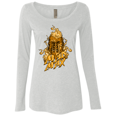 T-Shirts Heather White / Small Mad Head Women's Triblend Long Sleeve Shirt