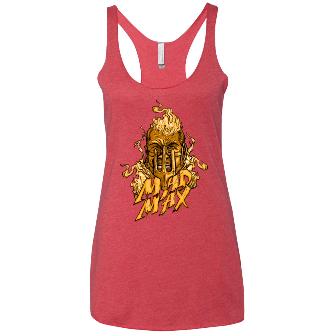 T-Shirts Vintage Red / X-Small Mad Head Women's Triblend Racerback Tank
