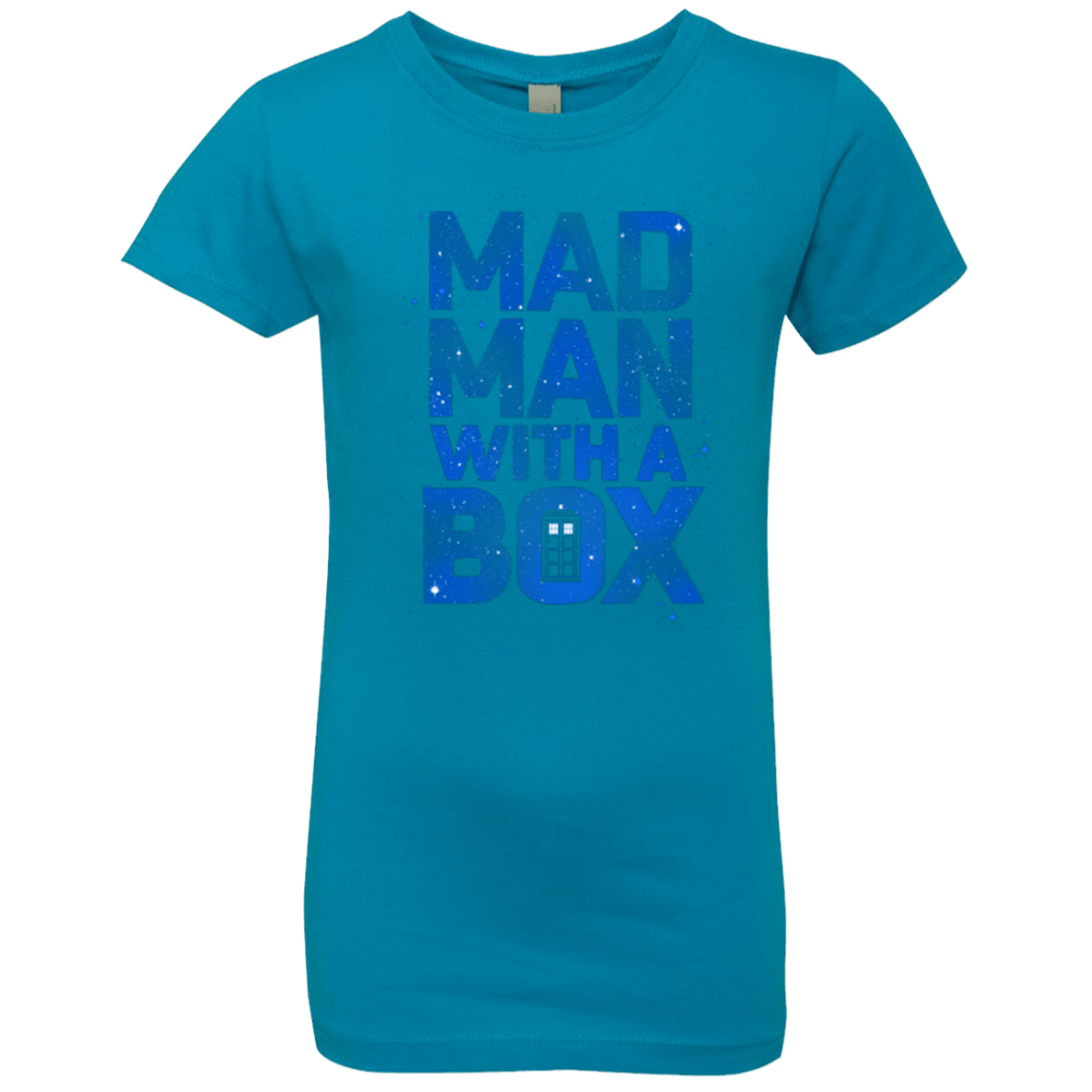 T-Shirts Turquoise / YXS Mad Man Box Girls Premium T-Shirt