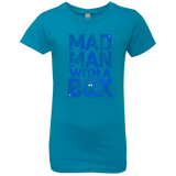 T-Shirts Turquoise / YXS Mad Man Box Girls Premium T-Shirt