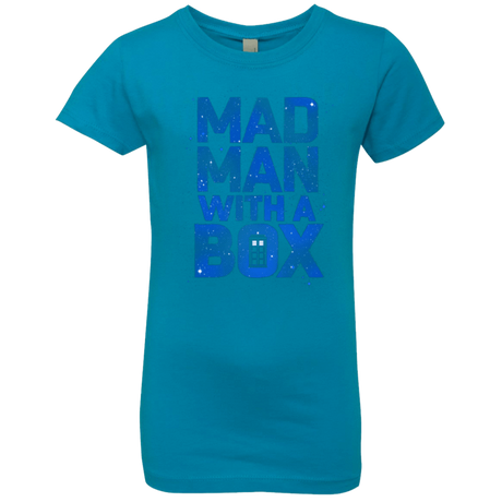 T-Shirts Turquoise / YXS Mad Man Box Girls Premium T-Shirt