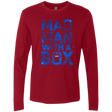 T-Shirts Cardinal / Small Mad Man Box Men's Premium Long Sleeve