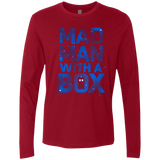 T-Shirts Cardinal / Small Mad Man Box Men's Premium Long Sleeve