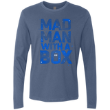 T-Shirts Indigo / Small Mad Man Box Men's Premium Long Sleeve