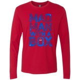 T-Shirts Red / Small Mad Man Box Men's Premium Long Sleeve