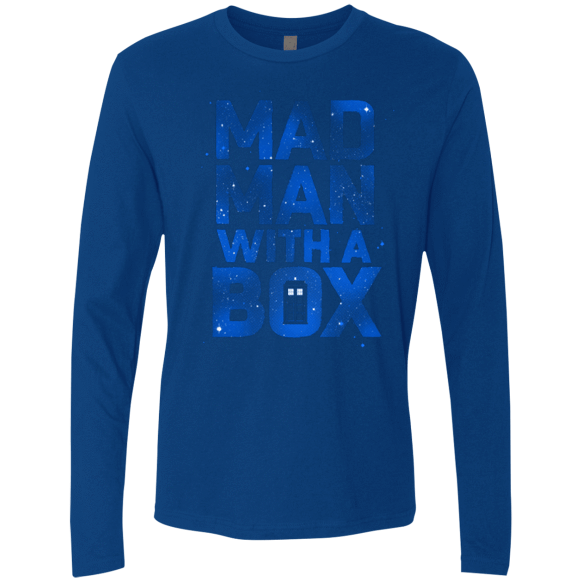 T-Shirts Royal / Small Mad Man Box Men's Premium Long Sleeve