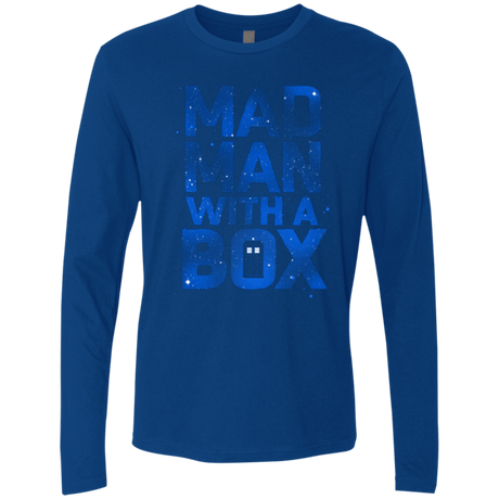 T-Shirts Royal / Small Mad Man Box Men's Premium Long Sleeve