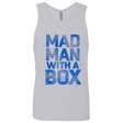 T-Shirts Heather Grey / Small Mad Man Box Men's Premium Tank Top
