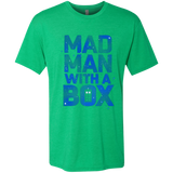 T-Shirts Envy / Small Mad Man Box Men's Triblend T-Shirt