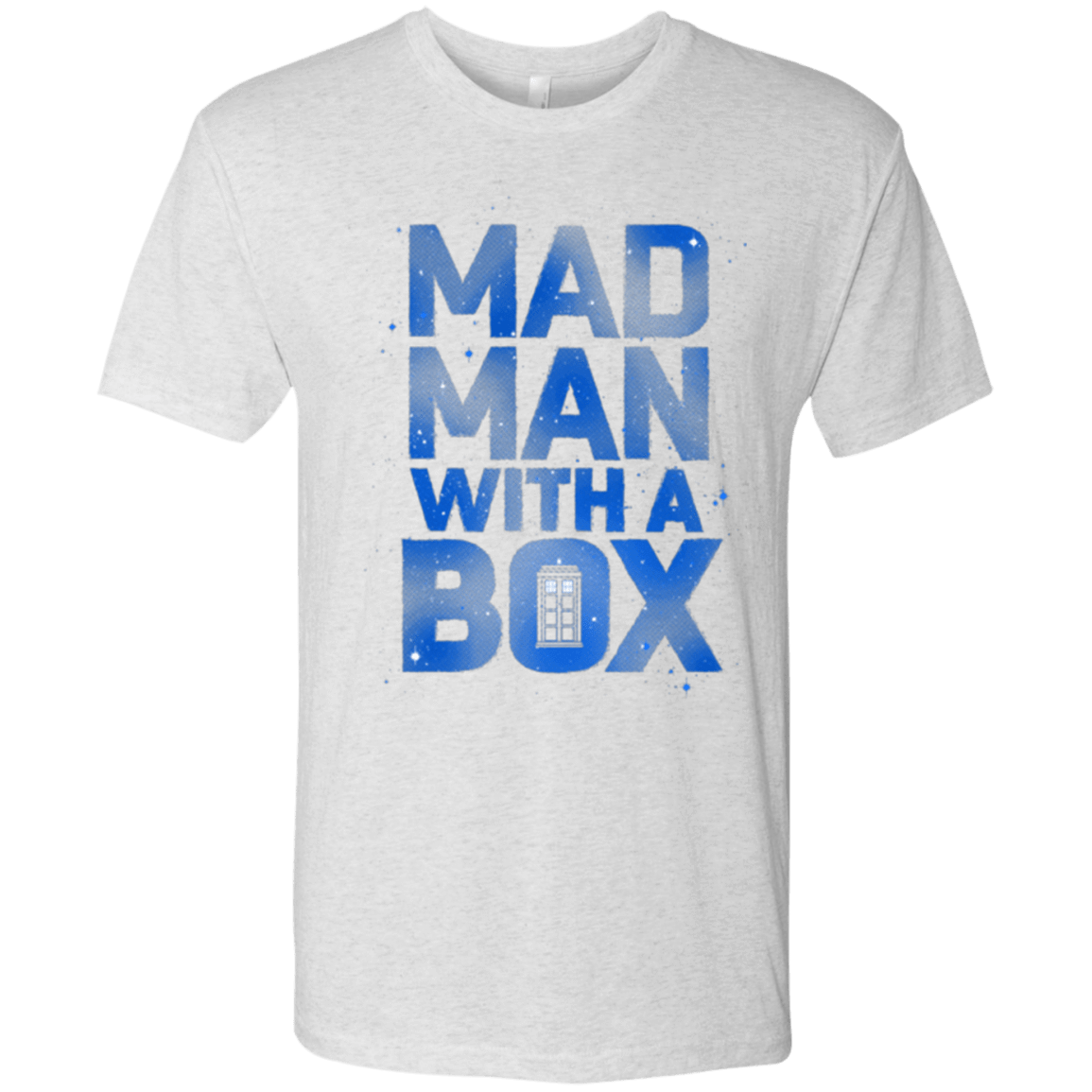 T-Shirts Heather White / Small Mad Man Box Men's Triblend T-Shirt