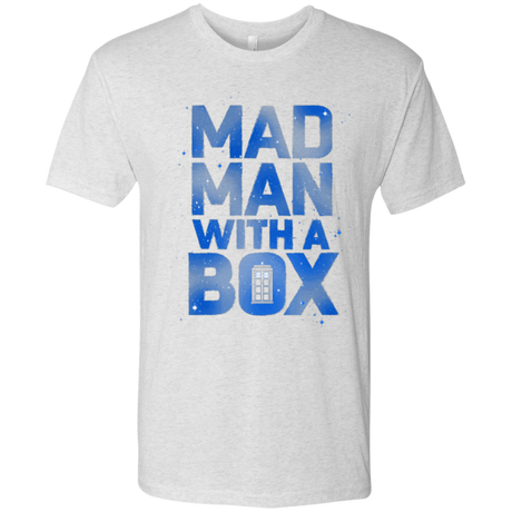 T-Shirts Heather White / Small Mad Man Box Men's Triblend T-Shirt