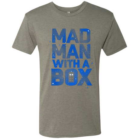 T-Shirts Venetian Grey / Small Mad Man Box Men's Triblend T-Shirt