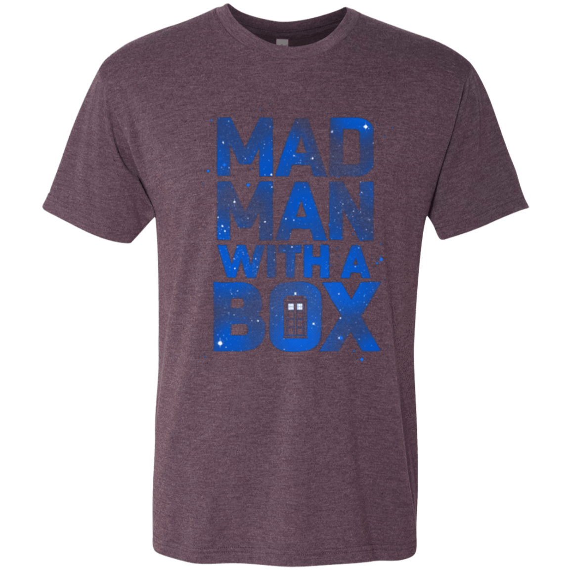 T-Shirts Vintage Purple / Small Mad Man Box Men's Triblend T-Shirt