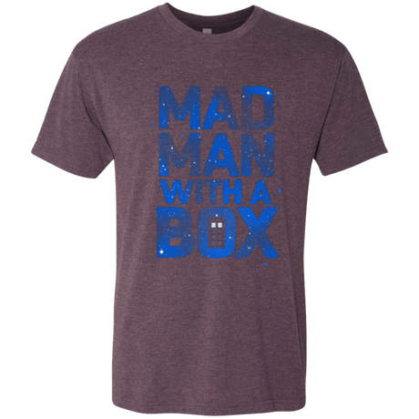 T-Shirts Vintage Purple / Small Mad Man Box Men's Triblend T-Shirt