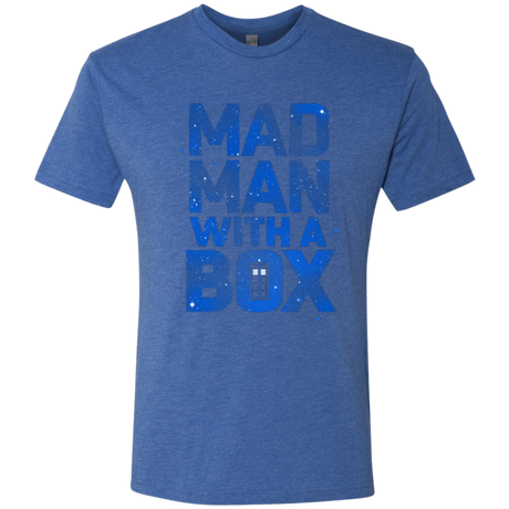 T-Shirts Vintage Royal / Small Mad Man Box Men's Triblend T-Shirt