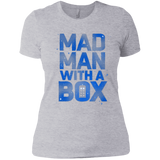 T-Shirts Heather Grey / X-Small Mad Man Box Women's Premium T-Shirt