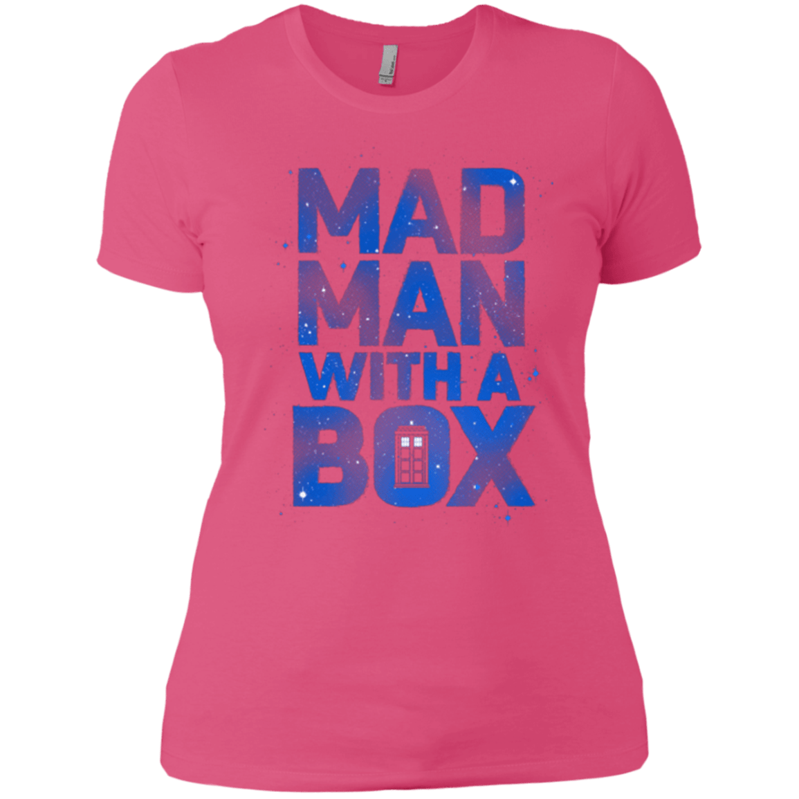 T-Shirts Hot Pink / X-Small Mad Man Box Women's Premium T-Shirt