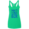 T-Shirts Envy / X-Small Mad Man Box Women's Triblend Racerback Tank