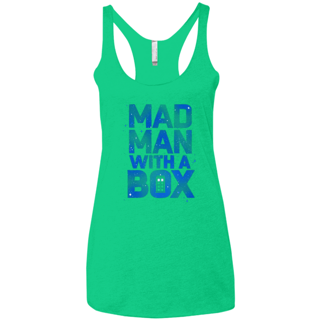 T-Shirts Envy / X-Small Mad Man Box Women's Triblend Racerback Tank