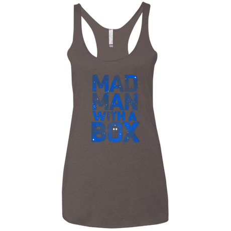 T-Shirts Macchiato / X-Small Mad Man Box Women's Triblend Racerback Tank