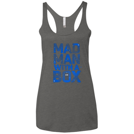 T-Shirts Premium Heather / X-Small Mad Man Box Women's Triblend Racerback Tank