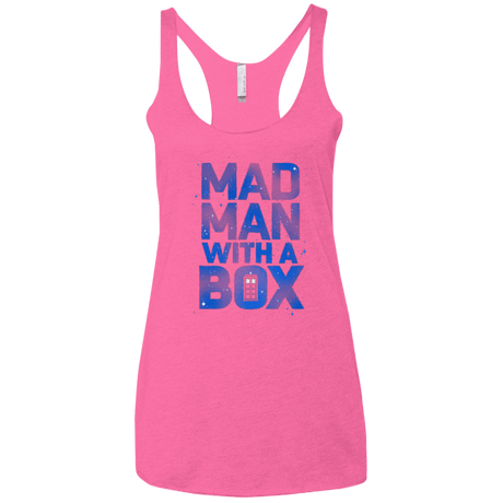 T-Shirts Vintage Pink / X-Small Mad Man Box Women's Triblend Racerback Tank