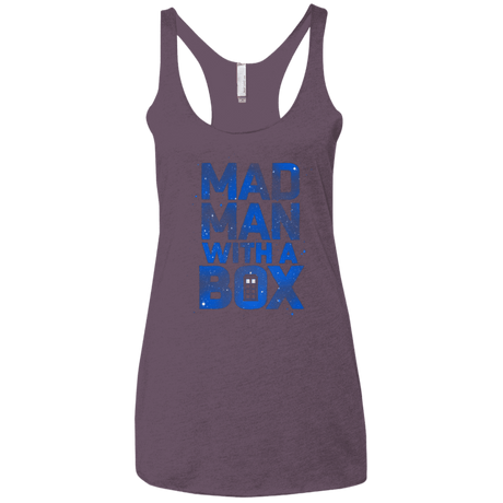 T-Shirts Vintage Purple / X-Small Mad Man Box Women's Triblend Racerback Tank