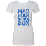 T-Shirts Heather White / Small Mad Man Box Women's Triblend T-Shirt