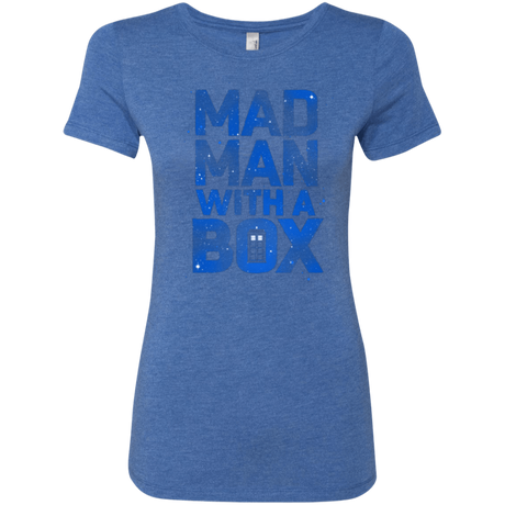 T-Shirts Vintage Royal / Small Mad Man Box Women's Triblend T-Shirt