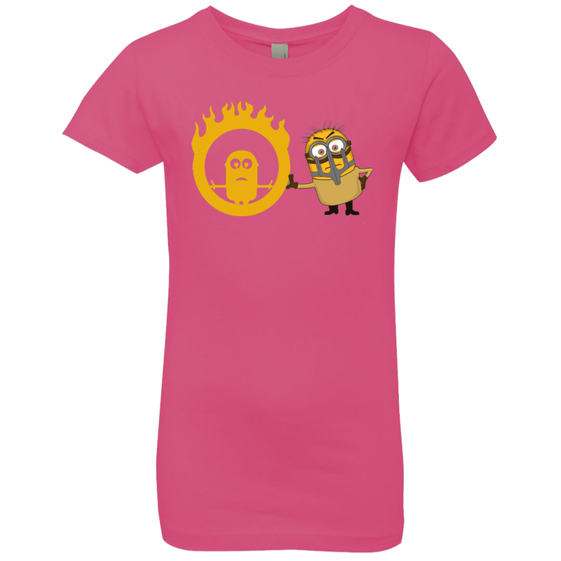 T-Shirts Hot Pink / YXS Mad Minion Girls Premium T-Shirt